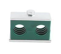 1 Pz Light Duty 2 Fori for Tubi Morsetto Idraulico 6-32mm Diametro Bullonato Clip Di Plastica Olio Acqua Gas Parte Di Fissaggio