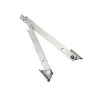 1 pz limitatore in acciaio inossidabile for automazione elettrica industriale, supporto di estensione for cerniera pieghevole for porta(Right)
