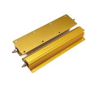 1 pz/lotto 200 W 300 W 500 W resistenza guscio in alluminio oro 0,1 R ~ 10 K 0,5 1 2 4 6 8 10 12 15 25 30 40 50 100 150 200 300 400 500 1 KOhm(200W 2.5 Ohm)