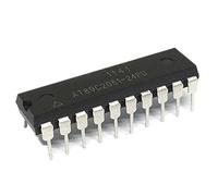 1 pz/lotto AT89C2051-24PU AT89C2051-24PI MCU 8 8051 2 K Flash DIP-20 AT89C2051 24PU