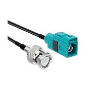 1 pz/lotto Fakra-Z tipo jack femmina a SMB/BNC/TNC/UHF/M/N/F maschio/cavo adattatore connettore antenna GPS RG174(FAKRA -BNCM,2M)