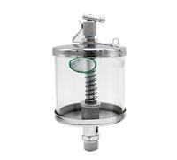 1 pz. Lubrificatore for oliatore con filettatura maschio, tazza for olio, raccordo for utensile di alimentazione a goccia con mirino in vetro di ferro M8-M16(M8*1mm*16ML)