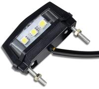 1 Pz Luce Targa per Moto, 12V Universale per Motocicletta LED Fanale Posteriore