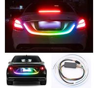 1 pz luci per bagagliaio posteriore per auto strisce lampade decorative a LED luci posteriori luci di avvertimento streamer dinamico per indicatori di direzione del freno