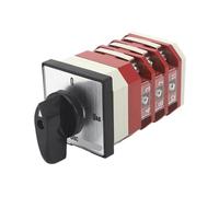 1 pz LW12-16/YH3.3 16A 4 Posizione 3 Poli 12 Viti Voltmetro Trifase Misura di Conversione Universale Cam Rotary Switch