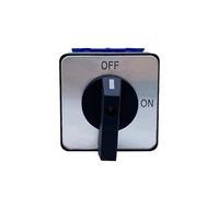 1 pz LW30 3P 690V 25/32/40/63/80/100A Interruttore sezionatore Lucchetto Selettore di disconnessione con pannello di controllo dell'alimentazione ON-OFF(B Type Silver Plate,3P 6TERMINALS_40A)