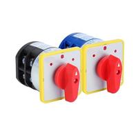 1 pz LW5-25A 40A Interruttore a due/tre posizioni Controllo di potenza Selettore di commutazione rotativo Motore Carichi diversi Contatto in argento(40A 2P 8Terminals,2P OFF-ON)