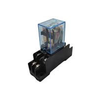 1 pz Ly2nj Hh62p Relè elettromagnetico in miniatura 10A Hhc68a-2z con base presa DC12V, 24 V AC220V con base(AC220,A set)