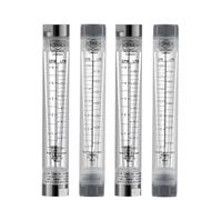1 pz LZM-15G Acciaio inossidabile 304 / Interfaccia di giunzione in plastica Misuratore di portata del liquido di tubo 'acqua Misuratore di portata 'aria Rotametro del gas(1-11LPM Liquid,Plastic)