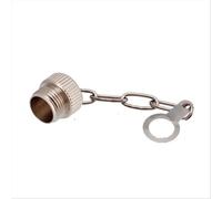 1 pz M12 copertura antipolvere in metallo denti interni vite esterna tipo tre anello diametro interno(Outer screw,16mm)
