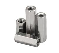 1 Pz M12 M14 M16 M18 M20 Filettatura Destra E Sinistra Esagonale Asta di Accoppiamento Dadi In Acciaio Inox 304 Lungo Dado Esagonale Collegamento dado filettato (Color : 1Pcs, Size : M18x100 (S27))