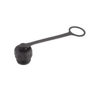 1 pz M12 plastica copertura antipolvere in metallo denti interni vite esterna tre tipi di anello diametro interno(Plastic Outer screw,13mm)