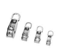 1 pz M15 M20 M25 M32 KN Puleggia ad alto carico Bozzello universale con testa girevole singola Grillo for barca a vela Cuscinetto semplice Bozzello Corda(M32)
