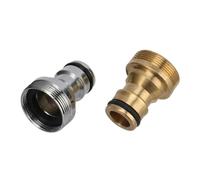 1 pz M22 filettatura femmina a M24 filettatura maschio ottone cromato connettore nipplo collegamento rapido adattatore raccordi per tubi (cromato)