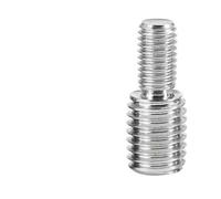 1 pz M3 M4 M5 M6 M8 M10 M12 M14 M16 M20 304 A2 Adattatore filettato in acciaio inossidabile Maschio-Maschio Vite di trasferimento a doppia testa(M6x15toM8x15(1pcs))