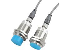 1 pz M30 Interruttore di prossimità induttivo Sensore di movimento Rilevamento metalli Controllo automatico NPN PNP 12 V 24 V IP66 10 15 mm LMT30(LMT30-10mm,WITHOUT CABLE_NPN NC)