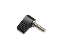 1 pz M4 M5 M6 M8 Viti a testa zigrinata tipo T/tipo 7 Vite a serraggio manuale Maniglia Vite a forma di farfalla regolabile for cursore asta guida SLR(7 Type Black,M5 x 14mm)