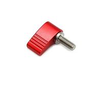 1 pz M4 M5 M6 M8 Viti a testa zigrinata tipo T/tipo 7 Vite a serraggio manuale Maniglia Vite a forma di farfalla regolabile for cursore asta guida SLR(7 Type Red,M6 x 25mm)