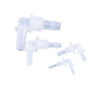 1 pz M5~M16 a 2,4-12,7 mm PP Pagoda Gomito Connettori Dado Esagonale Acquario Serbatoio Pompa Aria Tubo Giunti Raccordi for Tubi di Irrigazione(6.4-M12-6.4)