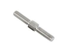 1 pz M5 M6 M8 M10 M12 304 in Acciaio Inox Filettatura Sinistra E Destra Doppia Testa Barra Filettata Doppia estremità Asta Filettatura Stud Bullone(90mm,M8-1pcs)