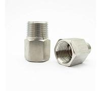 1 pz M5 M6 M8 M10 M12 M14 M16 M18 M20 1/8" 1/4" 3/8" 1/2" 3/4" Femmina a Maschio BSP Raccordo for Tubo ad Alta Pressione in Acciaio Inox(M20x1.5 Female,BSP3I8 Male)
