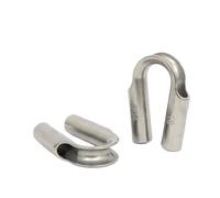 1 pz M6-M28 304 anello a forma di cuore di pollo in acciaio inox, manicotto protettivo triangolare, anello di rinforzo, h(M25 2pcs)