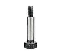 1 pz M8 M10 Grado 12.9 Acciaio Nero Vite a Testa Esagonale con Esagono Incassato Bullone di Limite for Cuscinetto a Rulli for Alberi(25mm,M10Shoulder dia 13mm)