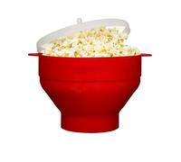 1 pz, macchina for popcorn a microonde - grande capacità 3L, ciotola pieghevole in silicone, senza BPA e lavabile in lavastoviglie, perfetta for la famiglia(Red)