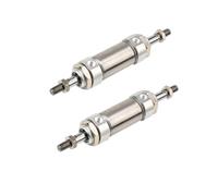 1 pz MAD32x50/100/150/200/250/300/350/400 Mini cilindro in acciaio inossidabile a doppia asta(MAD32X50)