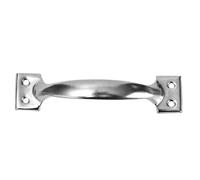 1 pz Maniglia for porta armadio guardaroba con viti Ferramenta for mobili(Silver,6 inches)