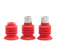 1 pz Manipolatore 4,5 strati Ventose BL40 Mandrino a vuoto Ventosa Supporto di montaggio Tampone for imballaggio in silicone pneumatico Variazioni Rosso(BL40 QLF-50)