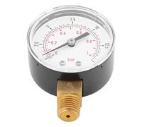 1 pz Manometro Manometro a bassa pressione Misuratore di pressione dell'acqua Indicatore quadrante a doppia scala Manometro 0-15PSI Strumenti di misurazione della pressione