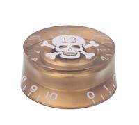 1 Pz. Manopole Rotonde Per Chitarra E Basso Pulsanti Della Manopola Del Volume E Del Tono Di Controllo Della Velocità Per La Sostituzione Delle Parti Della Chitarra Elettrica parti di chitarra(Yellow)