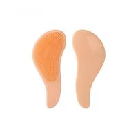 1 pz massaggio antistatico spazzola for capelli doccia massaggio spazzola for capelli pettine salone strumento for lo styling dei capelli manico magico pettine(Orange)