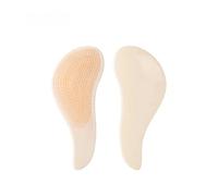 1 pz massaggio antistatico spazzola for capelli doccia massaggio spazzola for capelli pettine salone strumento for lo styling dei capelli manico magico pettine(Cream)