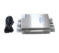 1 pz Materiale in acciaio inossidabile Ip68 JBX-4/6/8 Scatola di giunzione for cella di carico Contatore elettrico for gru a secchio for cisterna Somma del peso Forza totale(Four-in-one)