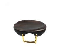 1 pz mentoniera per violino installata con morsetto per mentoniera con vite per staffa argento/oro (Color : Natural 1)