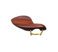 1 pz mentoniera per violino installata con morsetto per mentoniera con vite per staffa argento/oro (Color : Rosewood 1)