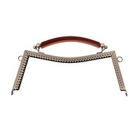 1 pz metallo telaio chiusura serratura per cucito borsa portamonete accessori fai da te 20,5 cm maniglie per borse per la realizzazione di borse, Uno
