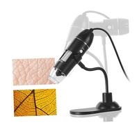 1 Pz Microscopio Digitale USB con Luce LED Ingranditore Flessibile per Riparazioni Ispezioni e Hobby per Computer e Lavoro su Tavolo