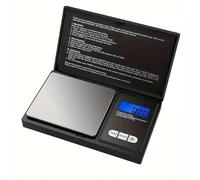 1 pz Mini bilancia elettronica in acciaio inossidabile for gioielli Bilancia tascabile digitale Bilancia for pesi Bilancia tascabile portatile(500g 0.01g)