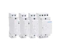 1 pz Mini contattore domestico CA modulare 220 V 230 V 400 V CA 20 A 25 A 40 A 63 A 1 NO 1 NC 2 NO 2 NC 4 NO NCH8 2 quadrifase(NCH8-63,1NO1NC)