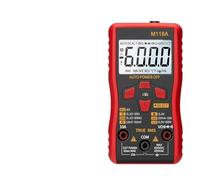1 pz Mini Tester M118A Torcia Multimetro Digitale con NCV Data Hold Auto Mmultimetro True RMS Transistor Meter