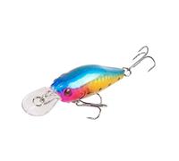 1 pz. Minnow Isca da immersione 71 mm-7 g, esca affondante Wobbler, rumorosa e rigida da pesca a traina(Color J)
