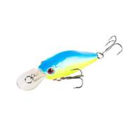 1 pz. Minnow Isca da immersione 71 mm-7 g, esca affondante Wobbler, rumorosa e rigida da pesca a traina(Color E)