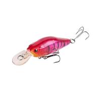 1 pz. Minnow Isca da immersione 71 mm-7 g, esca affondante Wobbler, rumorosa e rigida da pesca a traina(Color B)
