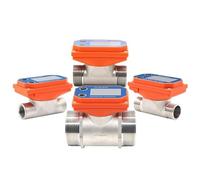1 pz misuratore di portata con display digitale a celle a secco misuratore di portata elettronico in acciaio inossidabile sensore di flusso d'acqua for irrigazione di fattoria/giardino(DN50)