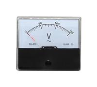 1 pz Misuratore di volt analogico DH-670 Voltmetro Misuratore di tensione AC Tester di tensione 5V10V15V20V30V50V100V200V300V500V for test di circuito(300V)