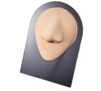 1 pz Modello di viso in silicone Tatuaggio Piercing Pratica Simulazione Naso Bocca Corpo Modello Display Lingua Piercing Ombelico Gioielli(OT14031-2)
