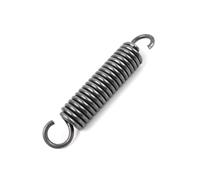 1 pz molla di tensione a gancio aperto singolo in acciaio per molle, diametro filo 2 mm, diametro esterno 11 mm 13 mm 15 mm 18 mm 20 mm, lunghezza 30-1000 mm,WD x OD x L,2x11x350mm